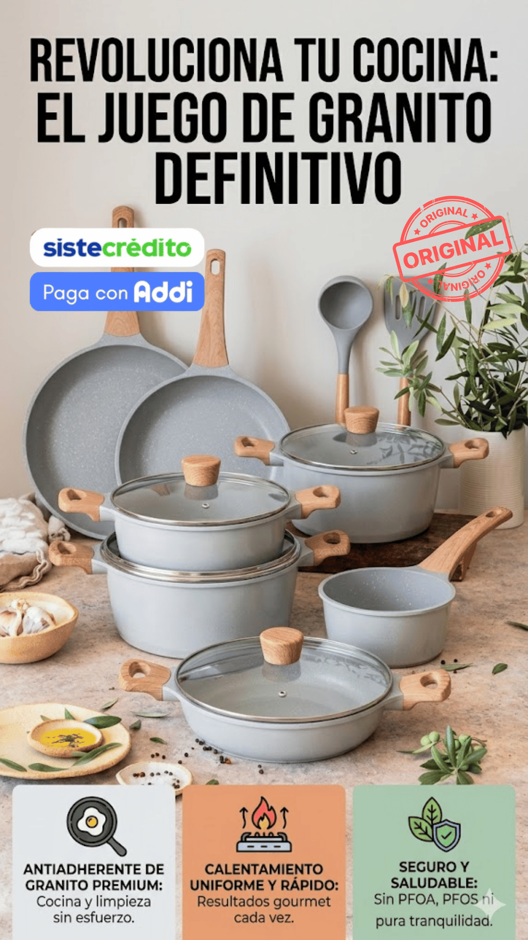Set de Ollas 10 pcs