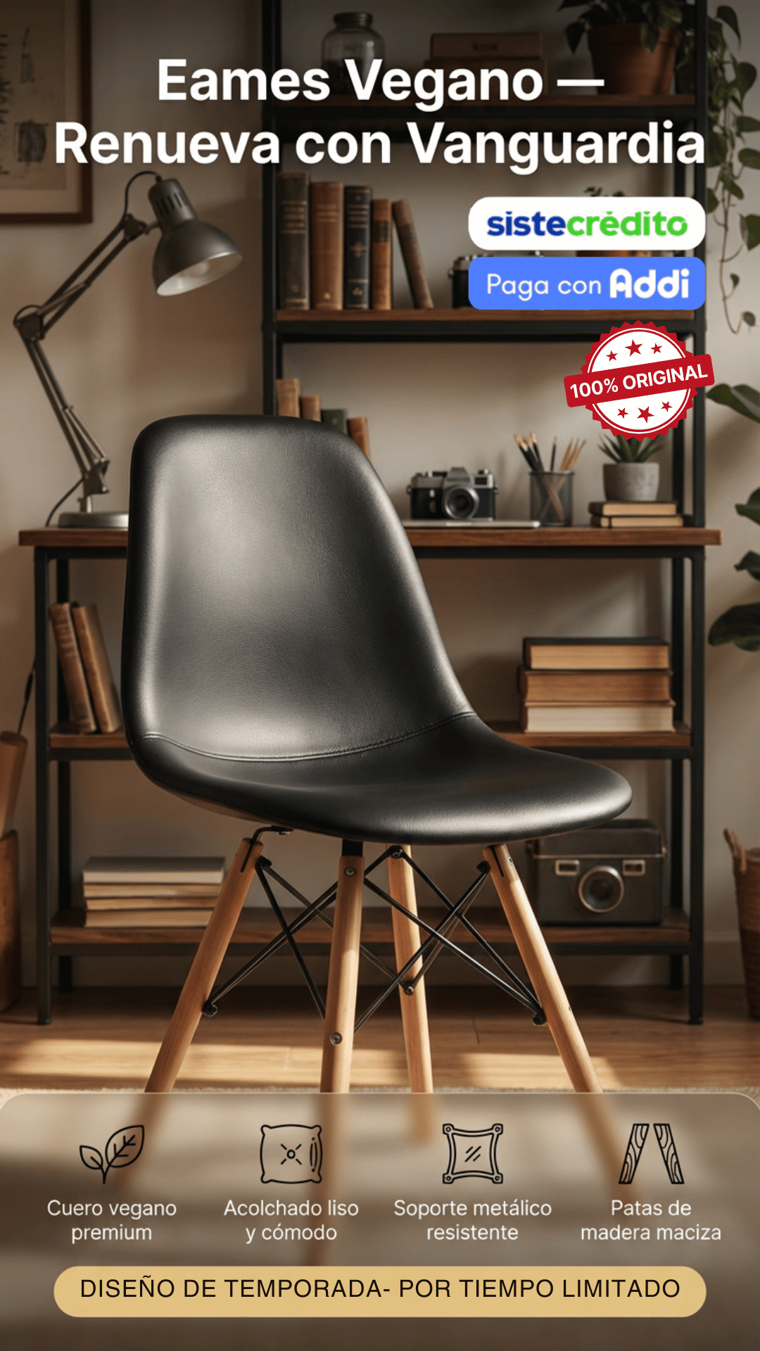 Silla Cuero Vegano