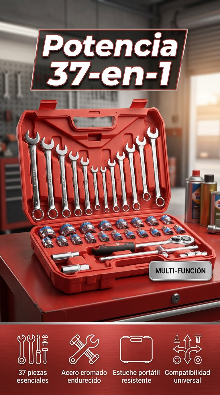 Kit de Herramientas 37 PCS