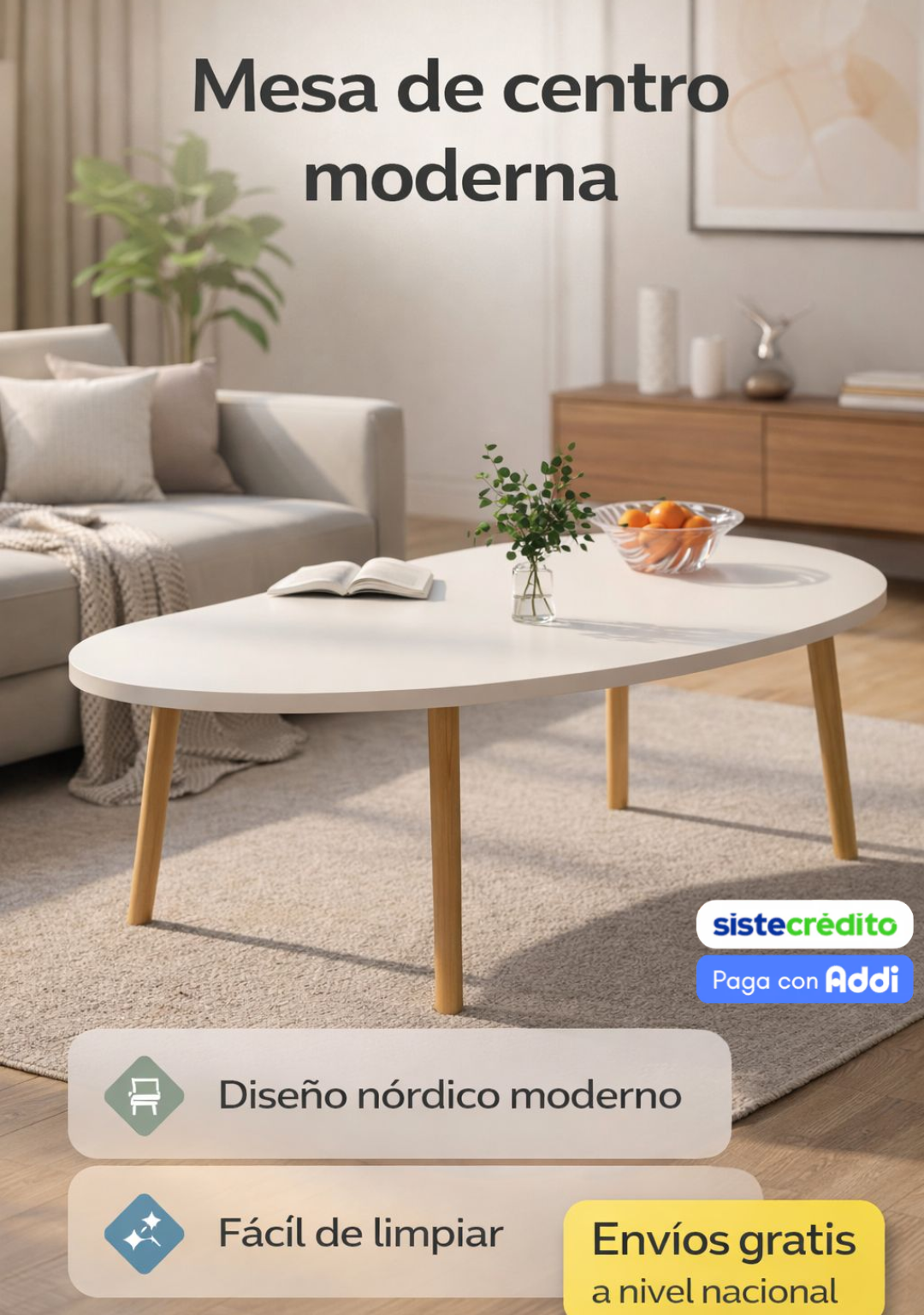 Mesa de Centro Moderna