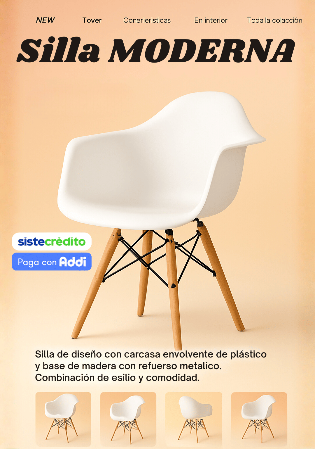 Silla de Moderna